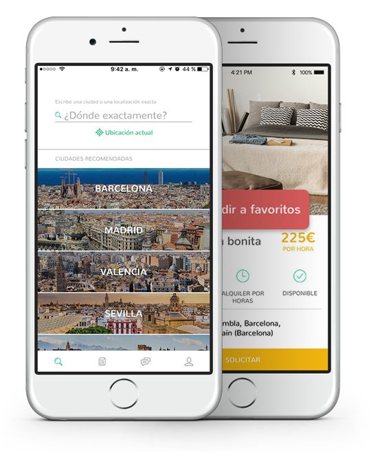 pantallazos de la app Badi